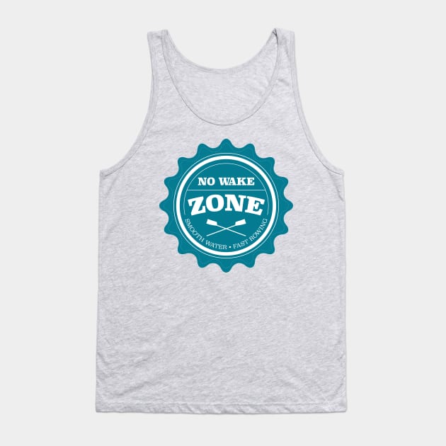 No Wake Zone Rowing Club Tank Top by Rabassa